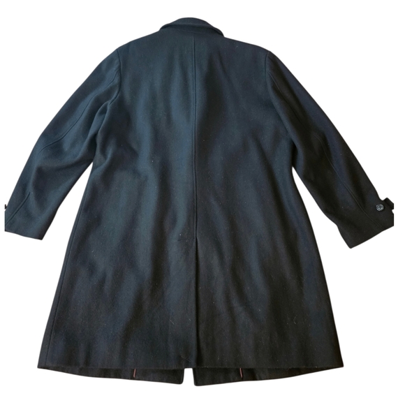 STRUCTURE Men's Wool Pea Coat Black L - Picture 2 of 12